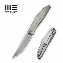 WEKNIFE Cybernetic Top Flipper Knife Titanium Handle (3.91" CPM 20CV Blade) WE22033-2
