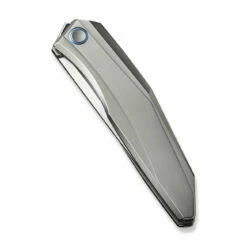 WEKNIFE Cybernetic Top Flipper Knife Titanium Handle (3.91" CPM 20CV Blade) WE22033-2 -WE KNIFE Sales weknife cybernetic top flipper knife polished bead blasted titanium handle 391 polished bead blasted cpm 20cv blade we22033 2 658196