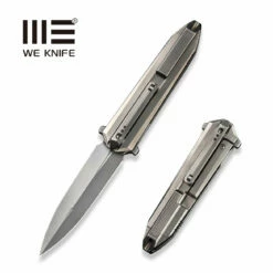 WEKNIFE Diatomic Flipper Knife Titanium Handle (3.78" CPM 20CV Blade) WE22032-2
