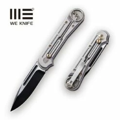 WEKNIFE Double Helix Slide Lock Knife Titanium Handle (3.3" CPM S35VN Blade) 815E