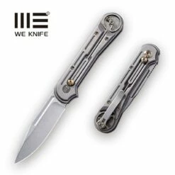 WEKNIFE Double Helix Slide Lock Knife Titanium Handle (3.3" CPM S35VN Blade) 815F
