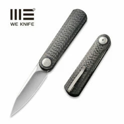 WEKNIFE Eidolon Front Flipper Knife Carbon Fiber Integral Handle (2.86" CPM 20CV Blade) WE19074A-C