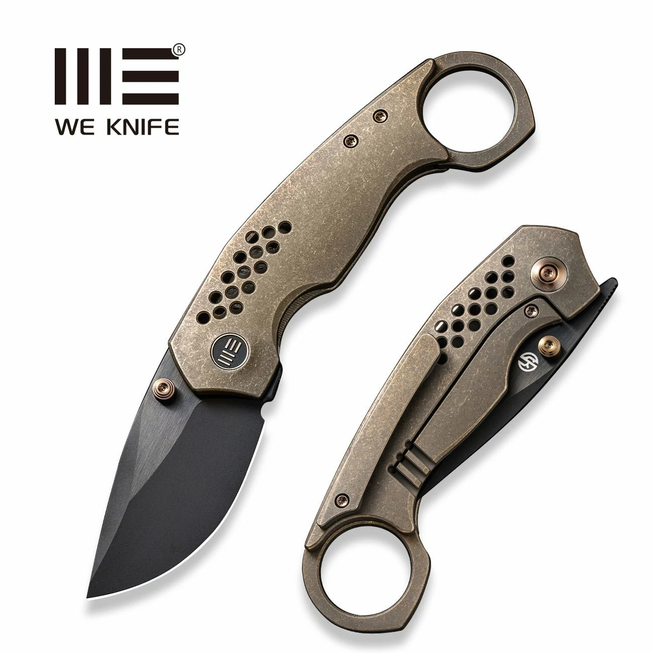 WEKNIFE Envisage Front Flipper Knife Titanium Handle (2.42" CPM 20CV Blade) WE22013-3 3 WEKNIFE Envisage Front Flipper Knife Titanium Handle (2.42" CPM 20CV Blade) WE22013-3