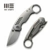 WEKNIFE Envisage Front Flipper Knife Titanium Handle (2.42" CPM 20CV Blade) WE22013-1 -WE KNIFE Sales weknife envisage front flipper knife gray titanium handle 242 gray stonewashed cpm 20cv blade we22013 1 601373