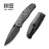 WEKNIFE Esprit Thumb Stud & Front Flipper Knife Carbon Fiber With Titanium Lock Side Handle (3.25" CPM 20CV Blade) WE20025A-C -WE KNIFE Sales weknife esprit thumb stud front flipper knife carbon fiber with titanium lock side handle 325 cpm 20cv blade we20025a c 816293