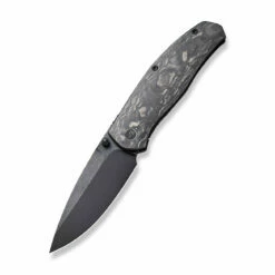 WEKNIFE Esprit Thumb Stud & Front Flipper Knife Carbon Fiber With Titanium Lock Side Handle (3.25" CPM 20CV Blade) WE20025A-C -WE KNIFE Sales weknife esprit thumb stud front flipper knife carbon fiber with titanium lock side handle 325 cpm 20cv blade we20025a c 950451