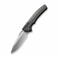 WEKNIFE Exciton Flipper & Button Lock Knife Titanium Handle With Carbon Fiber Integral Spacer (3.68" CPM 20CV Blade) WE22038A-1 14 WEKNIFE Exciton Flipper & Button Lock Knife Titanium Handle With Carbon Fiber Integral Spacer (3.68" CPM 20CV Blade) WE22038A-1 -WE KNIFE Sales weknife exciton flipper button lock knife black titanium handle with twill carbon fiber integral spacer 368 silver bead blasted cpm 20cv blade we22038a 1 563463