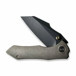 WEKNIFE High-Fin Thumb Stud Knife Titanium Handle (2.98" CPM 20CV Blade) WE22005-2 -WE KNIFE Sales weknife high fin thumb stud knife titanium handle 298 cpm 20cv blade we22005 2 821409