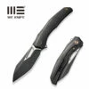 WEKNIFE Ignio Flipper & Thumb Hole Knife Black Titanium Handle (3.3" Black Stonewashed CPM 20CV Blade, Satin Flat) WE22042B-1 -WE KNIFE Sales weknife ignio flipper thumb hole knife black titanium handle 33 black stonewashed cpm 20cv blade satin flat we22042b 1 172289