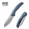 WEKNIFE Ignio Flipper & Thumb Hole Knife Blue Titanium Handle (3.3" Stonewashed CPM 20CV Blade) WE22042B-3 -WE KNIFE Sales weknife ignio flipper thumb hole knife blue titanium handle 33 stonewashed cpm 20cv blade we22042b 3 818836