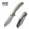 WEKNIFE Ignio Flipper & Thumb Hole Knife Polished Bead Blasted Titanium Handle (3.3" Silver Bead Blasted CPM 20CV Blade) WE22042B-4 -WE KNIFE Sales weknife ignio flipper thumb hole knife polished bead blasted titanium handle 33 silver bead blasted cpm 20cv blade we22042b 4 511778