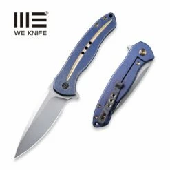 New Release 9 WEKNIFE Kitefin Flipper Knife Titanium Handle (3.24" CPM S35VN Blade) 2001F