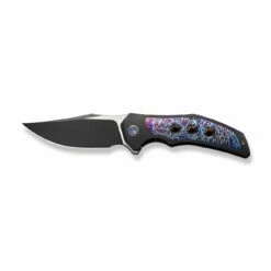 WEKNIFE Magnetron Flipper Knife Titanium Handle (3.76" CPM 20CV Blade) WE18058-4 -WE KNIFE Sales weknife magnetron flipper knife black titanium handle with flamed titanium inlay 376 black stonewashed cpm 20cv blade satin flat we18058 4 786285