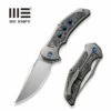 WEKNIFE Magnetron Flipper Knife Titanium Handle With Carbon Fiber Inlay (3.76" CPM 20CV Blade) WE18058-1 -WE KNIFE Sales weknife magnetron flipper knife gray titanium handle with aluminum foil carbon fiber inlay 376 hand rubbed satin cpm 20cv blade we18058 1 661175