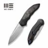 WEKNIFE Makani Flipper Knife Titanium Handle With Carbon Fiber Inlay (3.61" CPM 20CV Blade) WE21048B-1 -WE KNIFE Sales weknife makani flipper knife titanium handle with carbon fiber inlay 361 cpm 20cv blade we21048b 1 990392