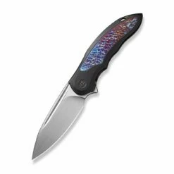 WEKNIFE Makani Flipper Knife Titanium Handle With Flamed Titanium Inlay (3.61" CPM 20CV Blade) WE21048B-3 -WE KNIFE Sales weknife makani flipper knife titanium handle with flamed titanium inlay 361 cpm 20cv blade we21048b 3 359419