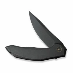 WEKNIFE Merata Flipper Knife Titanium Handle (3.68" CPM 20CV Blade) WE22008A-1 -WE KNIFE Sales weknife merata flipper knife black titanium handle 368 black stonewashed cpm 20cv blade we22008a 1 978952