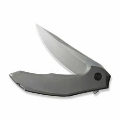 WEKNIFE Merata Flipper Knife Titanium Handle (3.68" CPM 20CV Blade) WE22008A-2 -WE KNIFE Sales weknife merata flipper knife gray titanium handle 368 hand rubbed satin cpm 20cv blade we22008a 2 204761