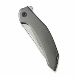 WEKNIFE Merata Flipper Knife Titanium Handle (3.68" CPM 20CV Blade) WE22008A-2 -WE KNIFE Sales weknife merata flipper knife gray titanium handle 368 hand rubbed satin cpm 20cv blade we22008a 2 460842