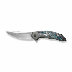 WEKNIFE Merata Flipper Knife Titanium Handle With Carbon Fiber Inlay (3.68" CPM 20CV Blade) WE22008B-2 14 WEKNIFE Merata Flipper Knife Titanium Handle With Carbon Fiber Inlay (3.68" CPM 20CV Blade) WE22008B-2 -WE KNIFE Sales weknife merata flipper knife gray titanium handle with nebula fat carbon fiber inlay 368 hand rubbed satin cpm 20cv blade we22008b 2 387590