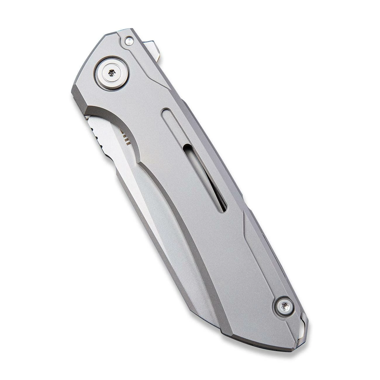 WEKNIFE Mini Buster Flipper Knife Titanium Handle (3.43" CPM 20CV Blade) 2003A 7 WEKNIFE Mini Buster Flipper Knife Titanium Handle (3.43" CPM 20CV Blade) 2003A - Image 5
