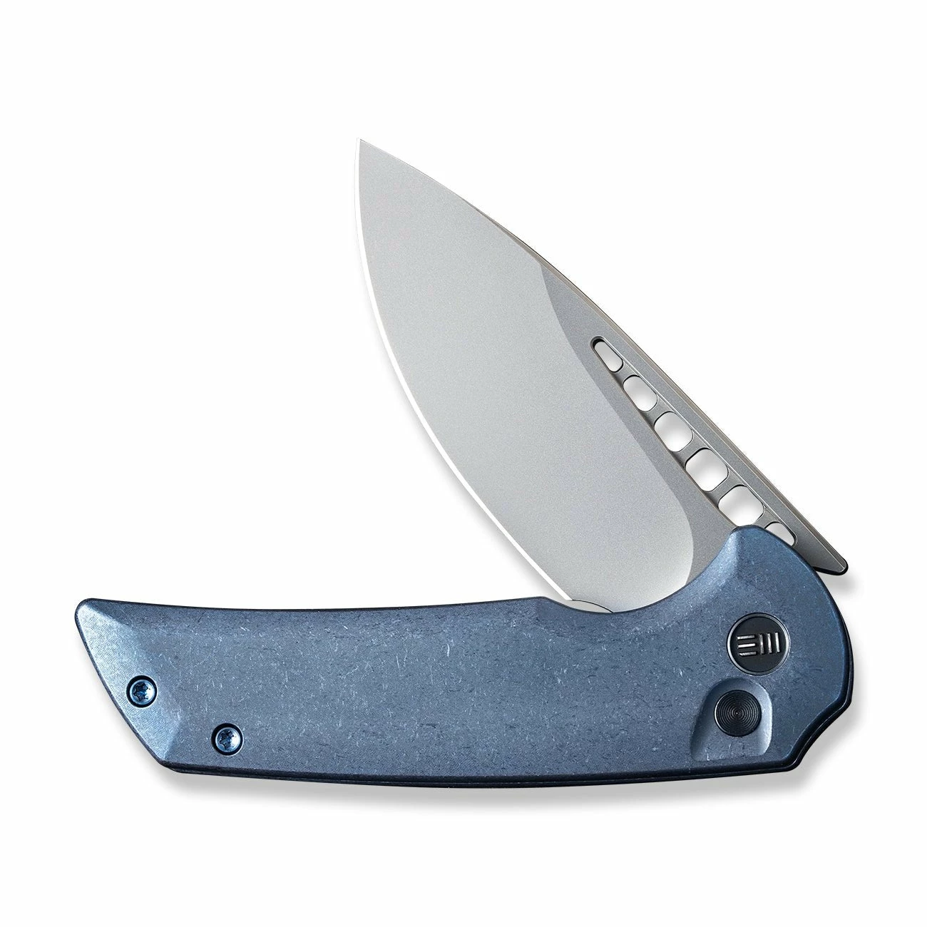 WEKNIFE Mini Malice Flipper & Button Lock Knife Titanium Handle (2.98" CPM 20CV Blade) WE054BL-3 7 WEKNIFE Mini Malice Flipper & Button Lock Knife Titanium Handle (2.98" CPM 20CV Blade) WE054BL-3 - Image 5