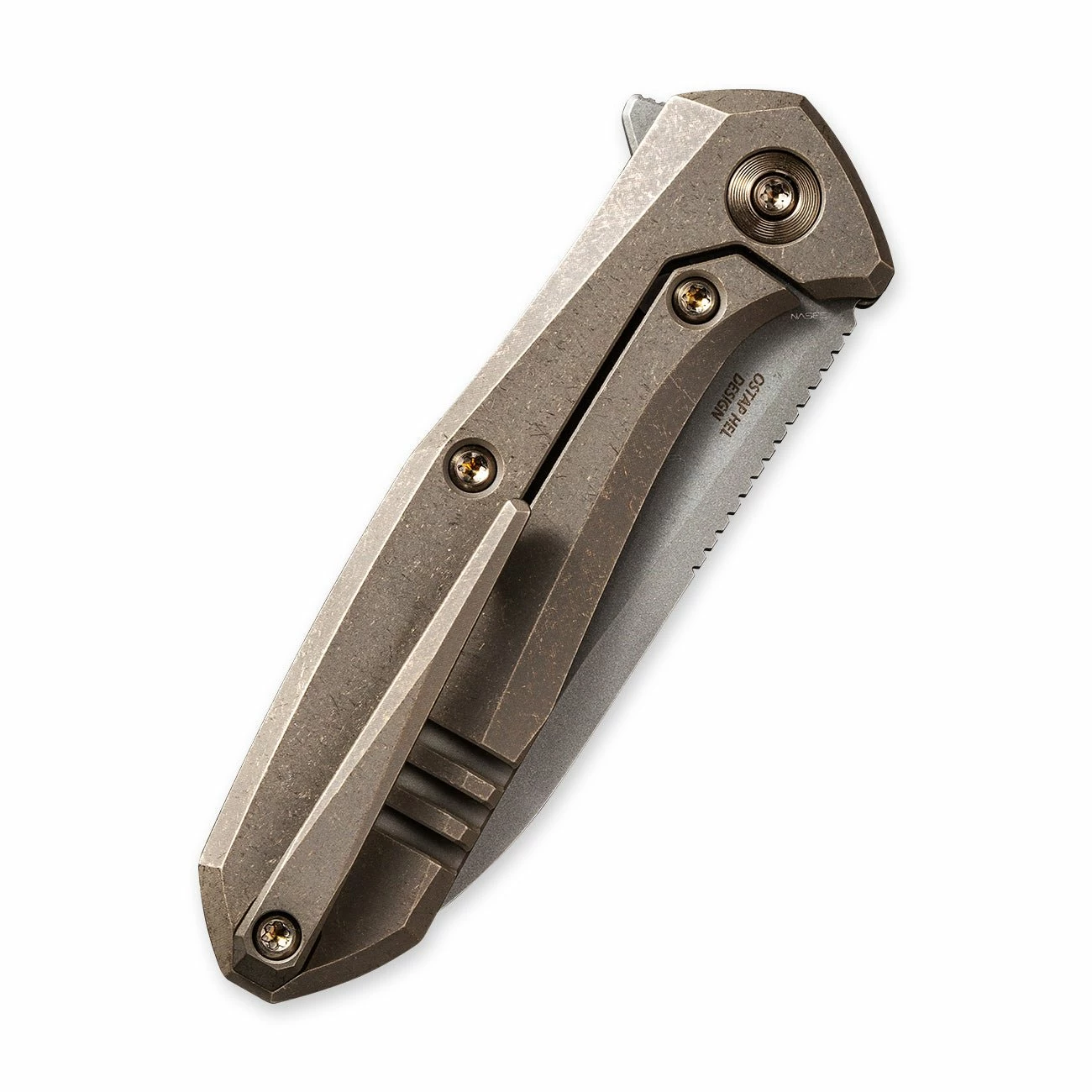 WEKNIFE Mote Flipper Knife Titanium Handle(2.66" CPM S35VN Blade) 2005A 8 WEKNIFE Mote Flipper Knife Titanium Handle(2.66" CPM S35VN Blade) 2005A - Image 6