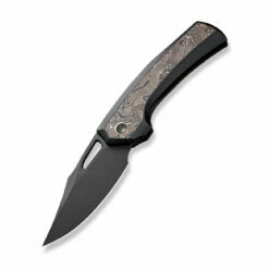 WEKNIFE Nefaris Flipper Knife Titanium Handle (3.48" CPM 20CV Blade) WE22040F-1 -WE KNIFE Sales weknife nefaris button lock knife bronze black titanium handle 348 black stonewashed cpm 20cv blade satin flat we22040f 1 126715