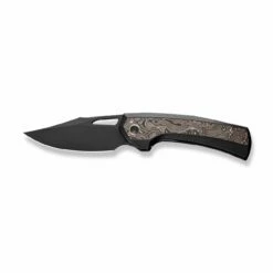 WEKNIFE Nefaris Flipper Knife Titanium Handle (3.48" CPM 20CV Blade) WE22040F-1 -WE KNIFE Sales weknife nefaris button lock knife bronze black titanium handle 348 black stonewashed cpm 20cv blade satin flat we22040f 1 203455