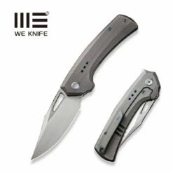 New Release 21 WEKNIFE Nefaris Flipper Knife Titanium Handle (3.48" CPM 20CV Blade) WE22040D-1