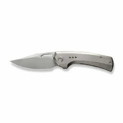 WEKNIFE Nefaris Flipper Knife Titanium Handle (3.48" CPM 20CV Blade) WE22040D-2 -WE KNIFE Sales weknife nefaris button lock knife polished bead blasted titanium handle 348 polished bead blasted cpm 20cv blade we22040d 2 567247