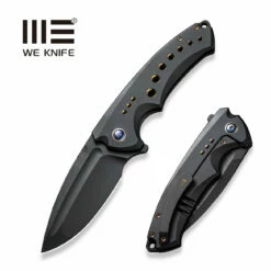 New Release 13 WEKNIFE Nexusia Flipper Knife Titanium Handle (3.48" CPM 20CV Blade) WE22044-1