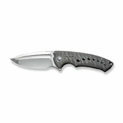 WEKNIFE Nexusia Flipper Knife Titanium Handle (3.48" CPM 20CV Blade) WE22044-3 -WE KNIFE Sales weknife nexusia flipper knife tiger stripe pattern flamed titanium handle 348 hand polished satin cpm 20cv blade we22044 3 697423