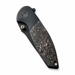 WEKNIFE Nitro Mini Flipper & Thumb Stud Knife Titanium Handle With Carbon Fiber Inlay (3.13" CPM 20CV Blade) WE22015-2 -WE KNIFE Sales weknife nitro mini flipper thumb stud knife titanium handle with carbon fiber inlay 313 cpm 20cv blade we22015 2 572861