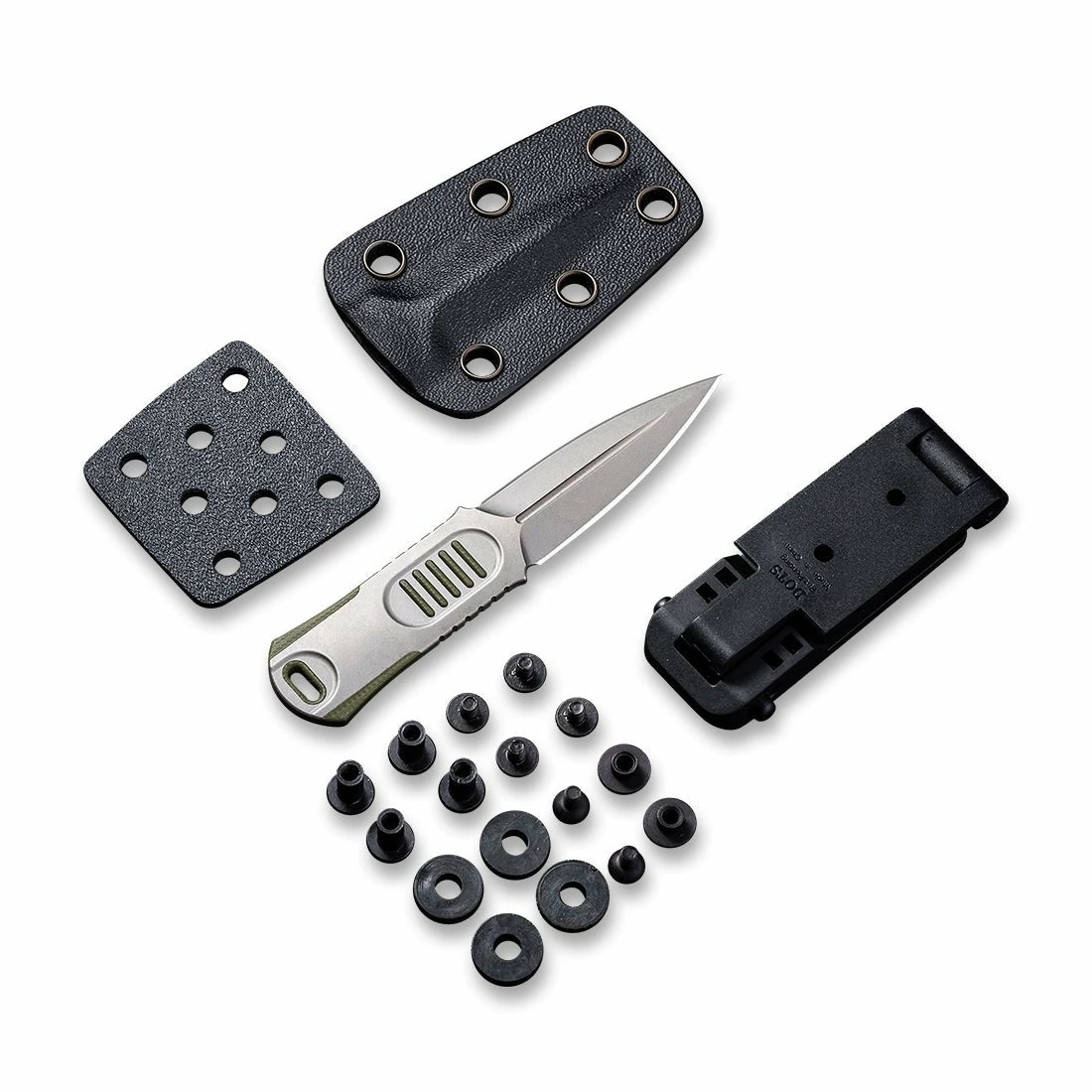 WEKNIFE OSS Fixed Blade Neck Knife With Kydex Sheath (2.22" CPM 20CV Blade) 2017A 6 WEKNIFE OSS Fixed Blade Neck Knife With Kydex Sheath (2.22" CPM 20CV Blade) 2017A - Image 4