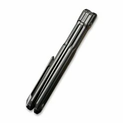 WEKNIFE Peer Flipper Knife Titanium Handle With Brass Overlay (3.46" CPM 20CV Blade) 2015E -WE KNIFE Sales weknife peer flipper knife titanium handle with brass overlay 346 cpm 20cv blade 2015e 802857