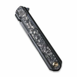 WEKNIFE Peer Flipper Knife Titanium Handle With Carbon Fiber Overlay (3.46" CPM 20CV Blade) 2015D -WE KNIFE Sales weknife peer flipper knife titanium handle with carbon fiber overlay 346 cpm 20cv blade 2015d 501396