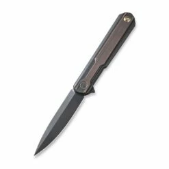 WEKNIFE Peer Flipper Knife Titanium Handle With Copper Overlay (3.46" CPM 20CV Blade) 2015F -WE KNIFE Sales weknife peer flipper knife titanium handle with copper overlay 346 cpm 20cv blade 2015f 975242