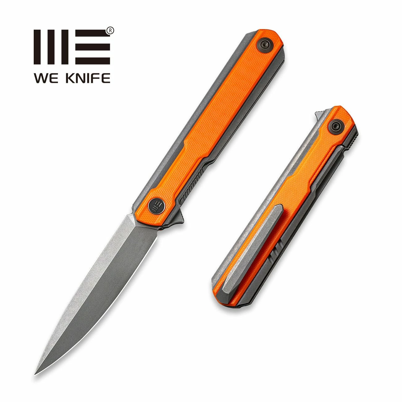 WEKNIFE Peer Flipper Knife Titanium Handle With G10 Overlay (3.46" CPM 20CV Blade) 2015A 3 WEKNIFE Peer Flipper Knife Titanium Handle With G10 Overlay (3.46" CPM 20CV Blade) 2015A