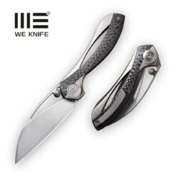 WEKNIFE Pleroma Integral Knife Titanium Handle With Carbon Fiber Inlay (2.95" M390 Blade) 821A