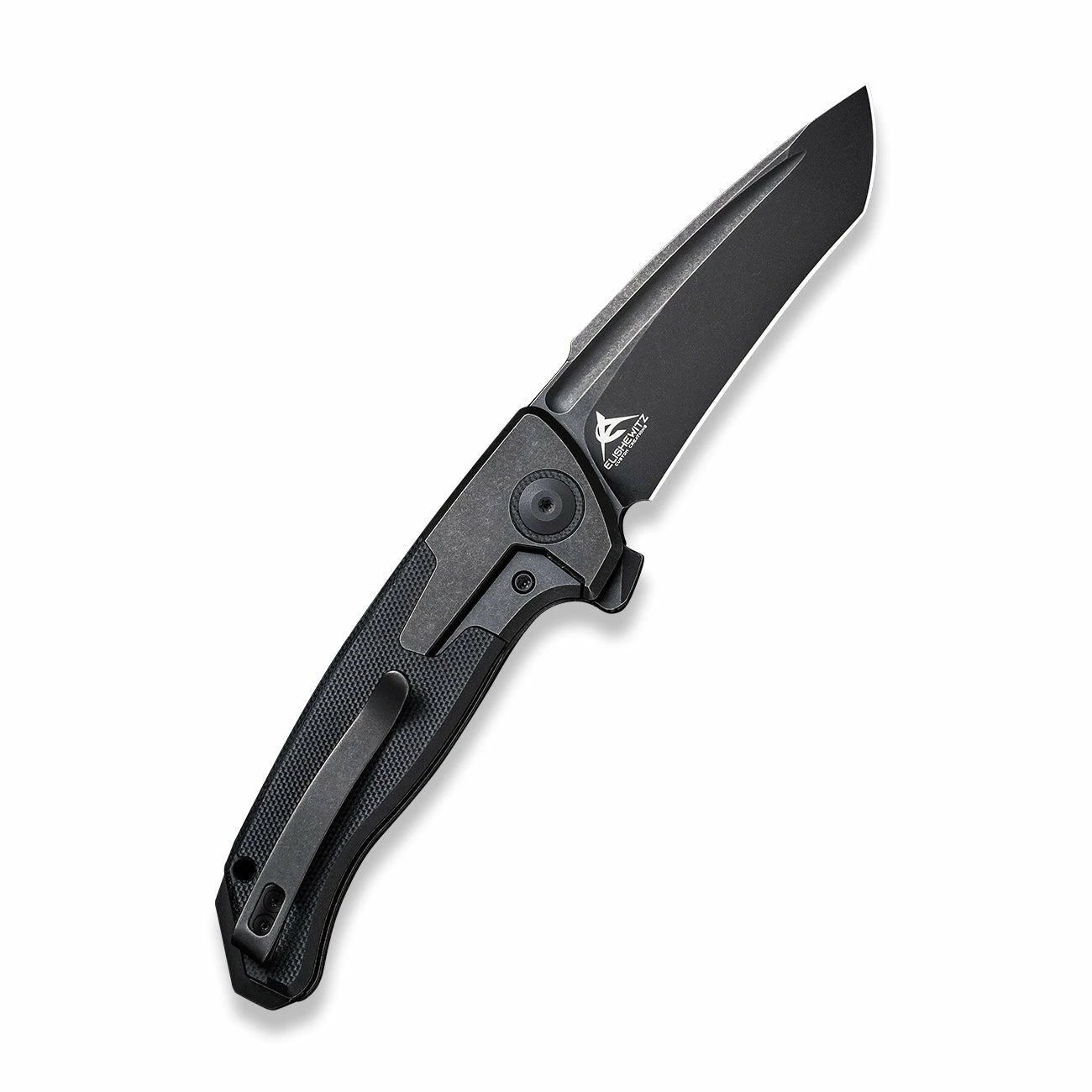 WEKNIFE Press Check Flipper Knife Titanium Handle With G10 Inlay (3.15" CPM 20CV Balde) WE20078A-1 4 WEKNIFE Press Check Flipper Knife Titanium Handle With G10 Inlay (3.15" CPM 20CV Balde) WE20078A-1 - Image 2