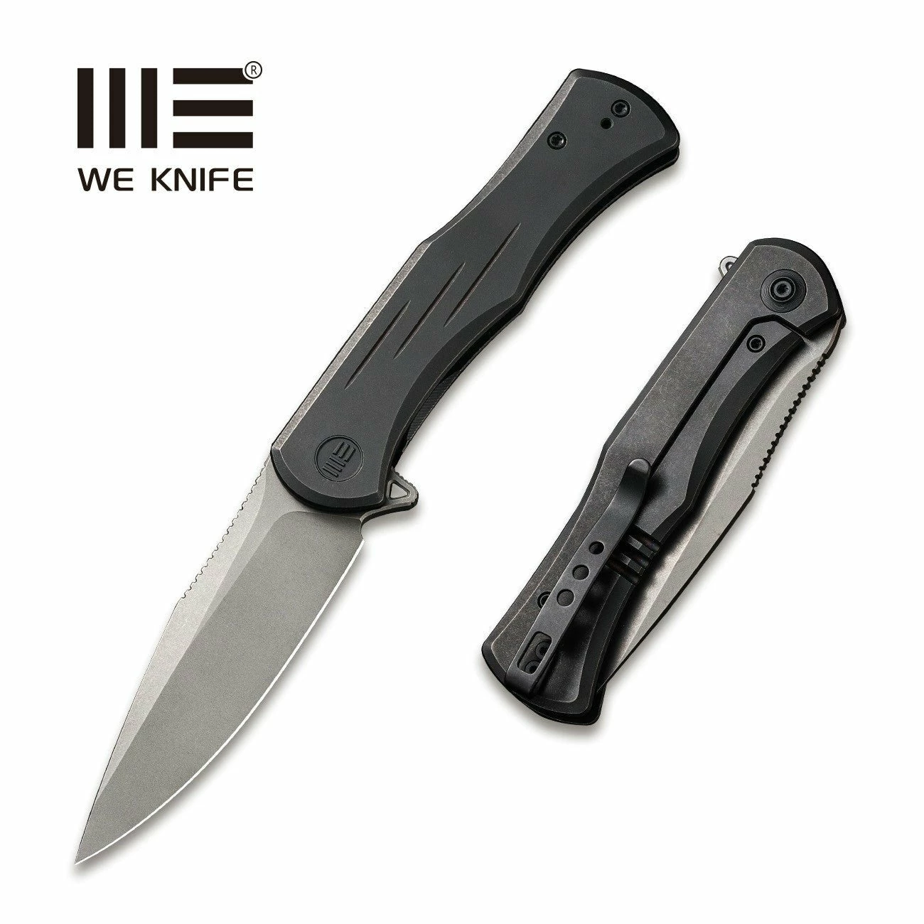 WEKNIFE Primoris Flipper Knife Titanium Handle (3.47" CPM 20CV Blade) WE20047A-2 3 WEKNIFE Primoris Flipper Knife Titanium Handle (3.47" CPM 20CV Blade) WE20047A-2