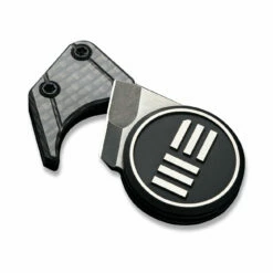 WEKNIFE Quark Fixed Blade Neck Knife Titanium And Carbon Fiber (0.47" M390 Blade) WE20021-2 -WE KNIFE Sales weknife quark fixed blade neck knife titanium and carbon fiber 047 m390 blade we20021 2 676707