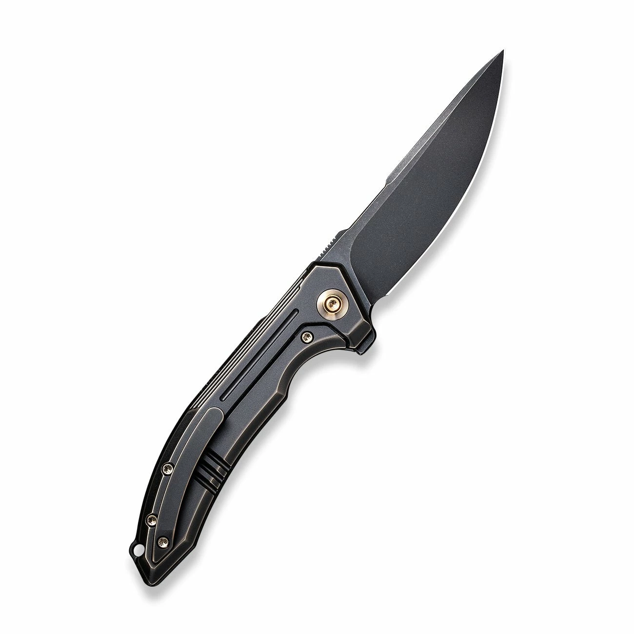 WEKNIFE Quixotic Flipper Knife Titanium Handle (3.45" CPM 20CV Blade) WE21016-2 4 WEKNIFE Quixotic Flipper Knife Titanium Handle (3.45" CPM 20CV Blade) WE21016-2 - Image 2
