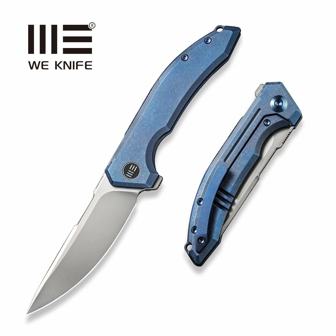 WEKNIFE Quixotic Flipper Knife Titanium Handle (3.45" CPM 20CV Blade) WE21016-3 3 WEKNIFE Quixotic Flipper Knife Titanium Handle (3.45" CPM 20CV Blade) WE21016-3