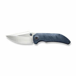 WEKNIFE Riff-Raff Thumb Stud Knife Titanium Handle (3.12" CPM 20CV Blade) WE22020B-2 -WE KNIFE Sales weknife riff raff thumb stud knife blue titanium handle 312 hand rubbed satin cpm 20cv blade we22020b 2 543886