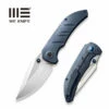 WEKNIFE Riff-Raff Thumb Stud Knife Titanium Handle (3.12" CPM 20CV Blade) WE22020B-2 -WE KNIFE Sales weknife riff raff thumb stud knife blue titanium handle 312 hand rubbed satin cpm 20cv blade we22020b 2 668607