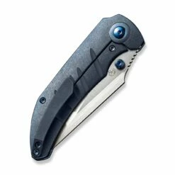 WEKNIFE Riff-Raff Thumb Stud Knife Titanium Handle (3.12" CPM 20CV Blade) WE22020B-2 -WE KNIFE Sales weknife riff raff thumb stud knife blue titanium handle 312 hand rubbed satin cpm 20cv blade we22020b 2 809240