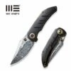 WEKNIFE Riff-Raff Thumb Stud Knife Titanium Handle (3.12" Damasteel Blade) WE22020B-DS1 -WE KNIFE Sales weknife riff raff thumb stud knife bronze black titanium handle 312 heimskringla damasteel blade we22020b ds1 977452
