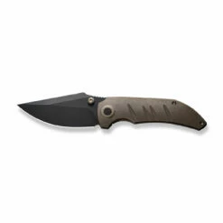 WEKNIFE Riff-Raff Thumb Stud Knife Titanium Handle (3.12" CPM 20CV Blade) WE22020B-1 -WE KNIFE Sales weknife riff raff thumb stud knife bronze titanium handle 312 black stonewashed cpm 20cv blade we22020b 1 924774